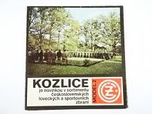 ČZ - Kozlice model 2 - 1974 - prospekt - Přesné strojírenství, n. p. Uherský Brod