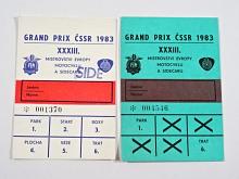 Grand Prix ČSSR 1983 - XXXIII. Mistrovství Evropy motocyklů a sidecarů