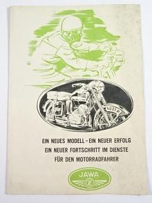 JAWA-ČZ 125/351, 150/352 - 1955 - prospekt - Motokov