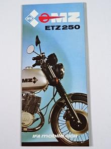 MZ ETZ 250, MZ TS 125/150 - 1983 - prospekt