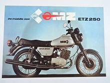 MZ ETZ 250 - 1983 - prospekt