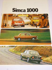 Simca 1000 LS, 1000 GLS, special - 1973 - prospekt