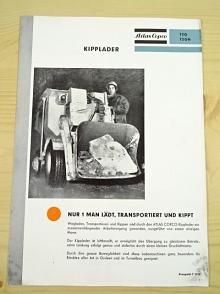 Atlas Copco T2G, T2GH - Kipplader - prospekt - 1963