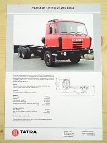 Tatra 815-2 PR3 28 210 6x6.2 - prospekt