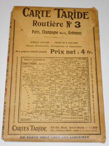 Carte Taride No 3 Paris, Champagne, Ardennes - mapa 1:250.000