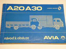Avia A 20, A 30 - návod k obsluze - 1979
