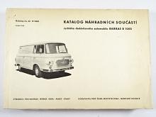Barkas B 1000 - katalog náhradních součástí - 1963