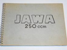 JAWA 250 c.c. - pérák tzv. Janeček - Bedienungsvorschrift für das Motorrad - Zbrojovka Brno