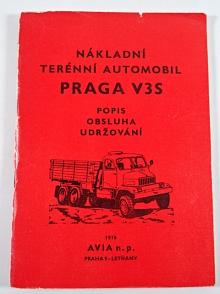 Praga V3S - popis, obsluha, udržování - 1978 - nákladní terénní automobil