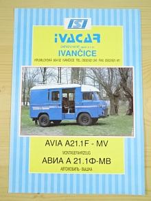 Avia A 21.1 F - MV - Montagefahrzeug - prospekt - IVACAR service spol. s r. o. Ivančice