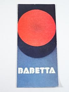 Babetta  - 210, 215, 225, 226 - JAWA - prospekt - ZVL Kolárovo