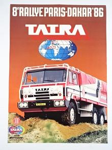 Tatra 815 - 8e Rallye Paris - Dakar 1986 - prospekt