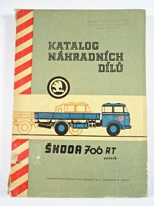 Škoda 706 RT valník - katalog náhradních dílů - 1965