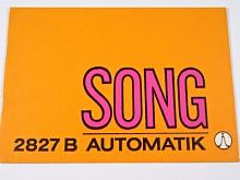 Tesla - Song 2827 B Automatik - návod k obsluze