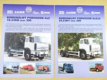Komunálny podvozok 4x2 18.23KB rada 300 - komunálny podvozok 6x2x2 24.23KY rada 300 - prospekt - Tatra Sipox - Liaz - Praga - Škoda