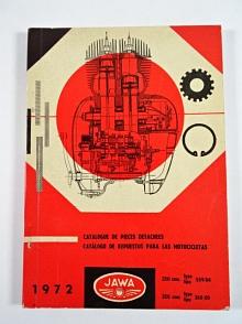 JAWA 250/559/04, 350/360/00 - 1972 - catalogue de pieces detachees - catálogo de repuestos para las motocicletas