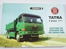 Tatra 815-2 Euro II, TERRNo1 - Anleitung zur Bedienung und Instandhaltung - 1997