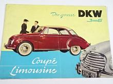 DKW 3=6 Coupé, Limousine - prospekt - Auto Union