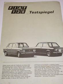 Fiat 128 Testspiegel - prospekt