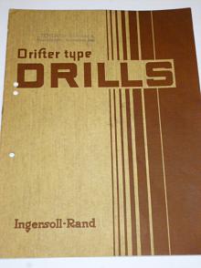 Drifter type Drills - Ingersoll - Rand - prospekt - 1930