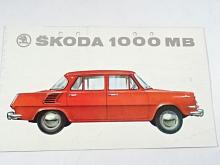 Škoda 1000 MB - prospekt - Scanmobil a/s Kobenhavn-Middelfart