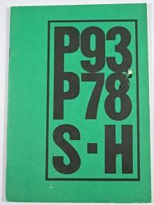 BSS - P 93 S, P 78 S - návod, katalog dílů - 1978