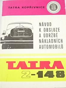 Tatra 2-148 - návod k obsluze a údržbě - 1981
