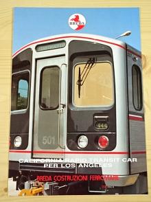 Breda - California rapid transit car per Los Angeles - prospekt - 1993