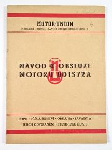 Návod k obsluze motoru BD 1 S 72 A