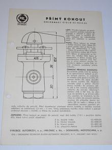 Pal autobrzdy - přímý kohout - prospekt - 1963