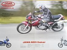 JAWA 650 Dakar, Classic, Style, 125, Dandy, 350, 50 Robby - prospekt