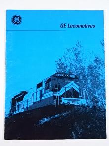 GE Locomotives - prospekt - 1989
