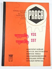 Praga V3S, S5T - montážní nářadí a přípravky - 1962