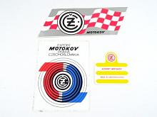 ČZ - Motokov - samolepka