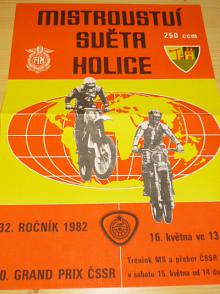 Mistrovství světa Holice, Velká cena ČSSR 250 ccm - 1982