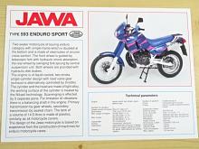 JAWA Type 593 Enduro Sport - prospekt
