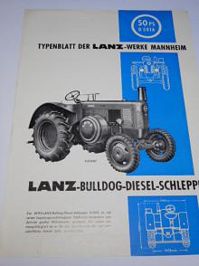 Lanz - Bulldog - Diesel - Schlepper - 50 PS D 5016 - prospekt