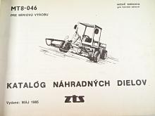 ZTS - MT 8-046 - katalóg náhradných dielov - 1985 - nosič náradia pre horské oblasti