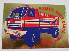Tatra 815 - 9. Rallye - Paris - Dakar - 1987 - samolepka