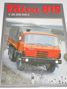 Tatra 815 V 26 208 6x6.2 - valníkový automobil - prospekt - Motokov