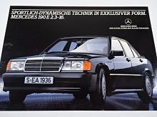 Mercedes - Benz  190 E 2.3-16 - 1983 - prospekt