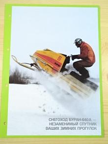 Buran - 640 A - sněžný skútr - prospekt