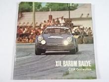 XII. Barum rallye - ČSSR Gottwaldov - 14. - 15. 8. 1982 - program
