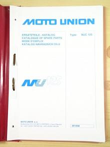 Moto Union - MU 125 Dandy - MJC 125 - katalog náhradních dílů - 1998