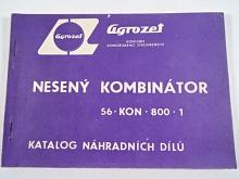 Nesený kombinátor 56-KON-800-1 - katalog náhradních dílů