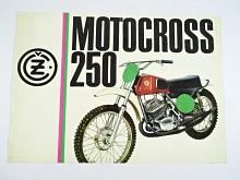 ČZ 250 - 980-07 - motocross - Motokov - prospekt - 1978