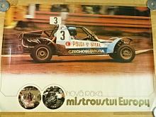 Nová Paka - mistrovství Evropy - autokros - plakát - 1983