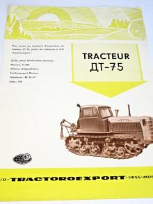 Traktor DT-75 - prospekt - Tractoroexport URSS