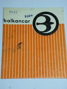 Balkancar - olověné akumulátorové baterie typu ST