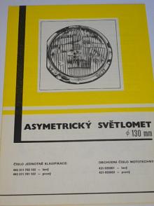 Autopal - asymetrický světlomet průměr 130 mm - Lada VAZ 2103 - prospekt - 1978